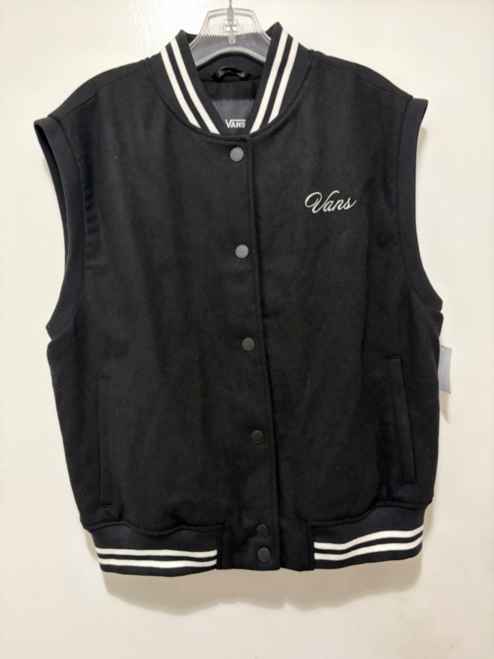 Vans Piper Stadium Vest Wool Blend Small NWT - Picture 5 of 8